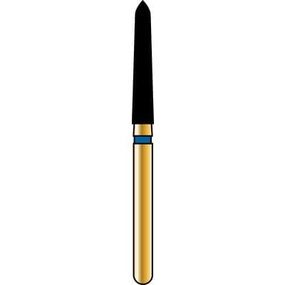 Alpen Multi-Use Diamond FG #879K Curettage Pointed Taper, Coarse Grit, Blue Ring, 1.8mm Diameter, 10mm Length, 5/Pkg thumbnail 4