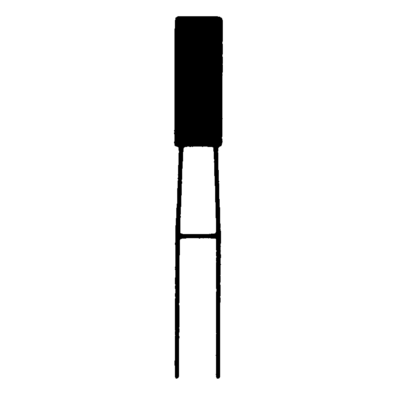 Meisinger Diamond Bur 837-023-HP, Medium Grit, Long Cylinder, 2.3 mm Diameter, HP Shank, 5/Pack thumbnail 6