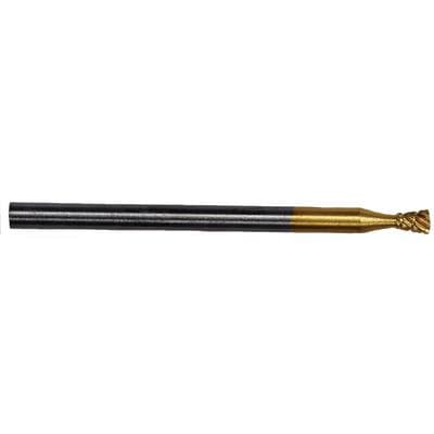 Patterson® Gold Titanium Nitride Lab Bur, Inverted Cone, #71G, HP Standard Shank, 2.388 mm Diameter, 3.175 mm Head Length, 1/Pkg - Patterson® Gold Titanium Nitride Lab Burs – HP Standard, 1/Pkg - Inverted Cone, # 71G, 2.388 mm Diameter, 3.175 mm Length - Image 1