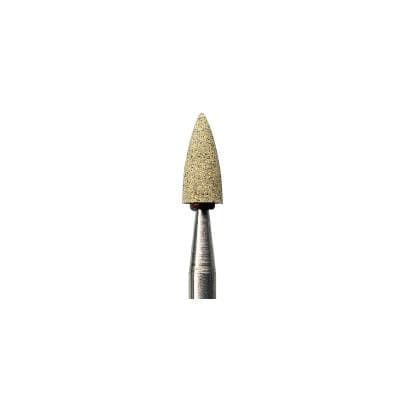 NTI All Ceramic Supermax Diamond Bur, Flame, Coarse, Blue Ring, HP, #G8005, 3.5 mm Diameter, 7.0 mm Length, 1/Pkg thumbnail 10