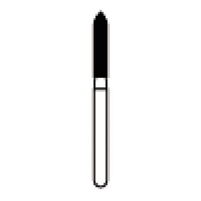 NTI FG Diamond Bur, Coarse, Beveled Cylinder, #878-016 (C878-016), 1.6 mm Diameter, 8.0 mm Head Length, Friction Grip, 5/Pack thumbnail 10