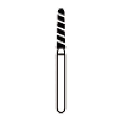 NTI Turbo Diamond Bur, FG, Super Coarse, Round End Taper, #856-016, 1.6 mm, Black, 5/Pk, SC856-T-016 thumbnail 9