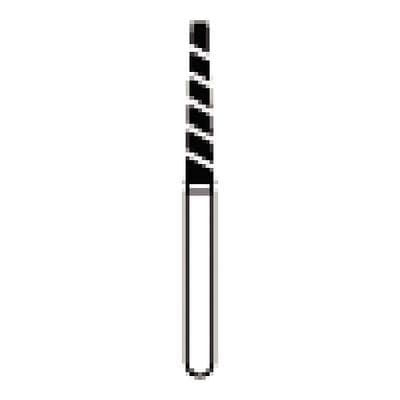 NTI Turbo Diamond Bur, FG, Super Coarse, Flat End Taper, 848-T-016, 1.6 mm Diameter, 5/Pk, SC848-T-016 thumbnail 7