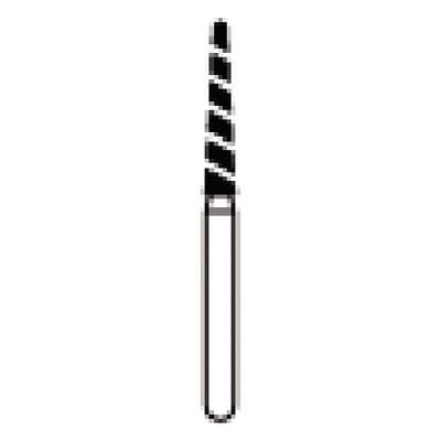 NTI Turbo Diamond Bur, FG, Super Coarse, Black, Round End Taper, #850-018 (SC850-T-018), 1.8 mm Diameter, 10.0 mm Length, 5/Pk thumbnail 9