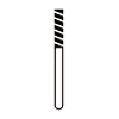 NTI Turbo Diamond Bur, FG, Super Coarse, Flat End Cylinder, 837-T-016, 5/Pk, SC837-T-016 thumbnail 10