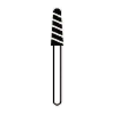 NTI Turbo Diamond Bur, FG, Super Coarse, Round End Taper, 856-025, 5/Pk thumbnail 9