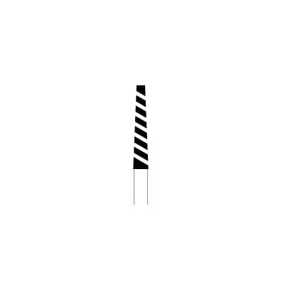 NTI Turbo Diamond Bur, Super Coarse, Flat End Taper, Friction Grip, 1.8 mm Diameter, 10.0 mm Length, Black Ring, 5/Pk, SC848-T-018 thumbnail 8