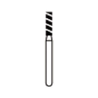 NTI Turbo Diamond Bur, FG, Super Coarse, Flat End Cylinder, 836-T-014, 5/Pk thumbnail 8