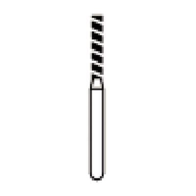 NTI Turbo Diamond Bur, Super Coarse, Flat End Cylinder, FG, 837-012 (SC837-T-012), 5/Pk thumbnail 8