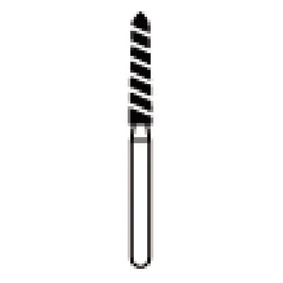 NTI Turbo Diamond Bur, Super Coarse, Friction Grip, Curettage, 1.8 mm Diameter, 10.0 mm Length, 5/Pkg, SC879KT-018 thumbnail 7
