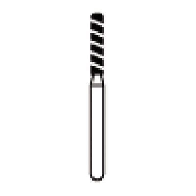 NTI Turbo Diamond Bur, Super Coarse, Friction Grip, Beveled Cylinder, KS2-T, 1.4 mm Diameter, 8.0 mm Length, 5/Pkg thumbnail 8