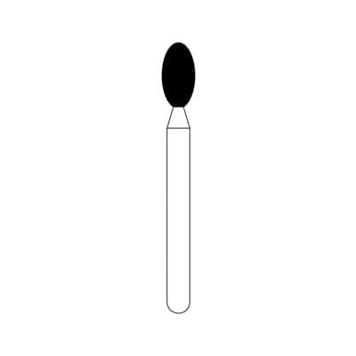 NTI Diamond Bur, FG, Football, #379, 2.3 mm Diameter, 4.5 mm Length, Coarse, Green, 5/Pk, C379-023 thumbnail 14