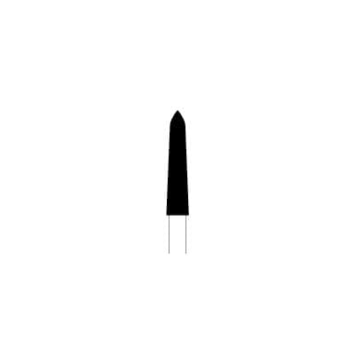 NTI Diamond Bur, FG, Coarse, Curettage, Cone Bevel End, 2.1 mm Diameter, 10.0 mm Length, Green Ring, 5/Pkg, #C879K-021 thumbnail 9