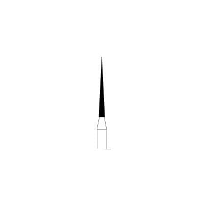 NTI FG Diamond Bur, Medium Grit, Needle Shape, Friction Grip, #859-010 (M859-010), 5/Pack thumbnail 8