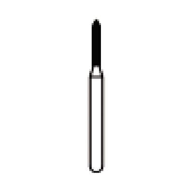 NTI Diamond Bur, Friction Grip, Medium Grit, Beveled Cylinder, #877-010 (M877-010), 1.0 mm Diameter x 6.0 mm Length, 5/Pkg thumbnail 8