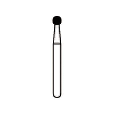 NTI Diamond Bur, FG, Round, #SC801, 1.8 mm, Super Coarse, Black, 5/Pk, SC801-018 thumbnail 10