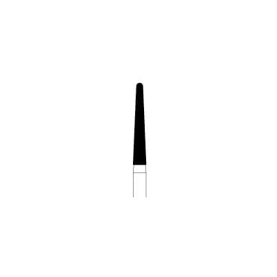 NTI Diamond Bur, FG, Round End Taper, #850, 1.6 mm, Coarse, Green, 5/Pk, C850-016 thumbnail 14
