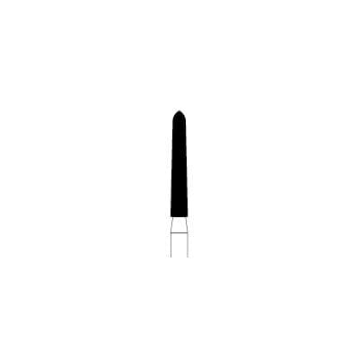 NTI FG Diamond Bur, Medium Grit, Curettage, Cone Bevel End, Friction Grip, #879K-016 (M879K-016), 1.6 mm Diameter, 10.0 mm Length, 5/Pack thumbnail 7