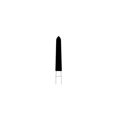 NTI Diamond Bur, FG, Medium Grit, Curettage, Cone Bevel End, #879K-018 (M879K-018), 1.8 mm Diameter, 10.0 mm Length, 5/Pkg thumbnail 5