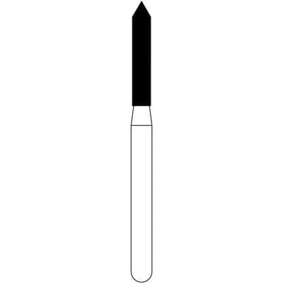 NTI FG Diamond Bur, Super Coarse, Beveled Cylinder, 1.4 mm Diameter, 8.0 mm Length, Friction Grip, 5/Pack, SC885-014 thumbnail 8