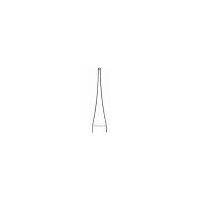 Meisinger HM 71-004-HP Carbide Lab Bur, Round, Plain Cut, 0.4 mm Head Diameter, Handpiece, 5/Pkg thumbnail 3