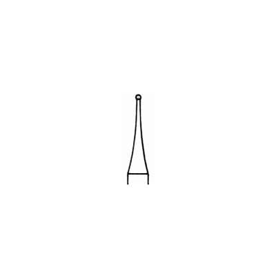 Meisinger HM 71-005-HP Carbide Lab Bur, Round, Plain Cut, 0.5 mm Head Diameter, Handpiece, 5/Pkg thumbnail 3
