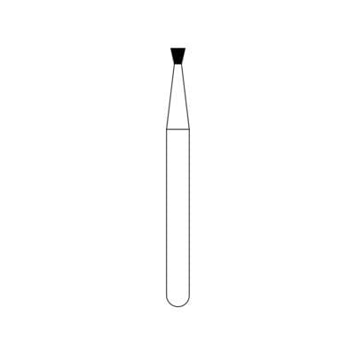 NTI FG Diamond Bur, Medium Grit, Inverted Cone, #805-010 (1.0 mm), Friction Grip, 5/Pk, M805-010 thumbnail 8