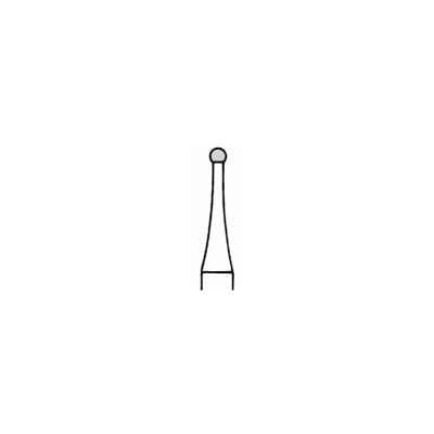 Meisinger HM71-010-HP Lab Carbide Bur, Round, Plain Cut, Medium, 1.0 mm Diameter, Handpiece, 5/Pkg thumbnail 4