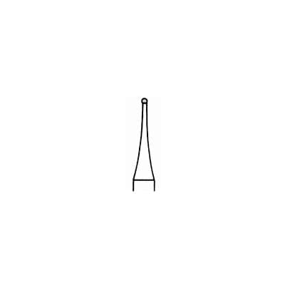 Meisinger Tungsten Carbide Bur HM1-006-FG, Round #1/2, Friction Grip, 0.6 mm Head, 5/Pkg thumbnail 9