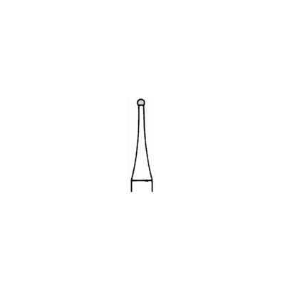 Meisinger Tungsten Carbide Bur HM 1 Round FG, Size #1, 0.8 mm Diameter, 5/Pkg, HM1-008-FG thumbnail 9