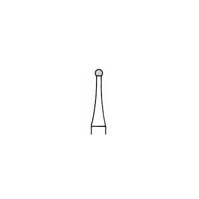 Meisinger Tungsten Carbide Bur HM1-010-HP, Round #2, 1.0 mm Head, Handpiece, 5/Pkg thumbnail 7