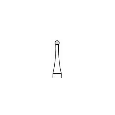 Meisinger HM1-012-FG Tungsten Carbide Bur, Round, #3, 1.2 mm, Friction Grip, 5/Pk thumbnail 10