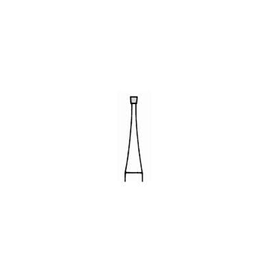Meisinger Tungsten Carbide Bur HM 2-009, Inverted Cone, HP, 0.9 mm Diameter, 5/Pkg - Tungsten Carbide Burs – HM 2 Inverted Cone HP, 5/Pkg - Size #34-1/2, 0.9 mm Diameter - Image 1