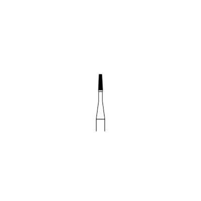 SS White #700 Taper Flat End Cross Cut Carbide Bur, FG, 1.0 mm Diameter, 3.8 mm Head Length, 10/Pk, 15012 thumbnail 15