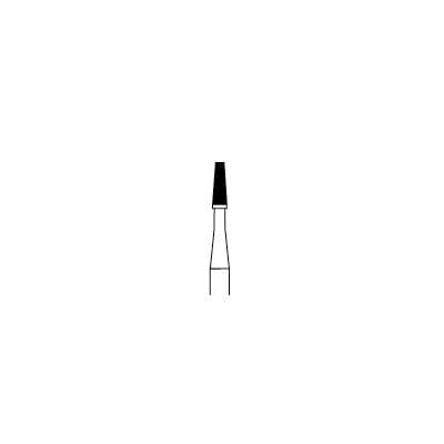 SS White FG #701 Taper Flat End Cross Cut Carbide Bur, Friction Grip, 1.2 mm Head Diameter, 3.8 mm Head Length, 10/Pk, 15015 thumbnail 15