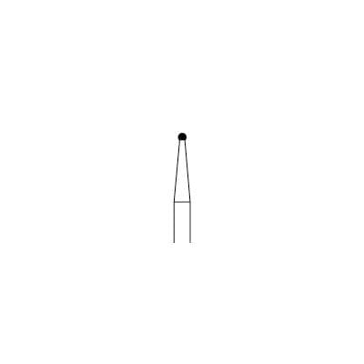 SS White Standard Operative Carbide Bur, HP, Round, #1, 0.8 mm Diameter, 10/Pk, 14823 thumbnail 16