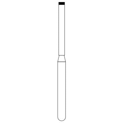 NTI Diamond Bur, FG, End Cutting, # M839, 1.2 mm, Medium Grit, Gray Ring, 5/Pk, M839-012 thumbnail 12