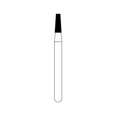 NTI Diamond Bur, Coarse Grit, Flat End Taper, FG, #845-012 (C845-012), 1.2 mm Diameter, 4.0 mm Length, 5/Pack thumbnail 8