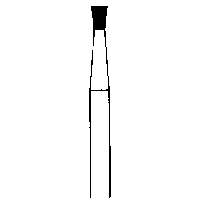 Meisinger Sintered Diamond Bur, Inverted Cone, Medium Grit, 1.8 mm Diameter, HP Shank, 805S-018 thumbnail 5