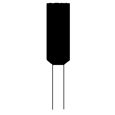 Meisinger Sintered Diamond Bur, Cylinder, Medium Grit, 5.0 mm Diameter, Flat End, HP, 837S-050 thumbnail 2