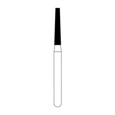 NTI Diamond Bur, FG, Taper Flat End, #SC847, 1.4 mm Diameter, 8.0 mm Length, Super Coarse, Black Ring, 5/Pk, SC847-014 thumbnail 12
