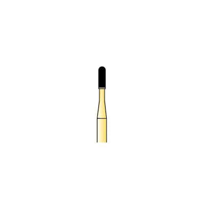 Great White Gold Series Carbide Bur, FG, Straight Fissure Round End Cross Cut, #GW2 (1558), 1.2 mm Diameter, 3.8 mm Head Length, 10/Pk, 15062 thumbnail 13