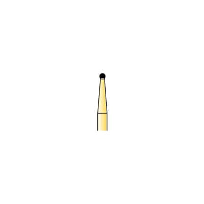 Great White Gold Series Carbide Bur, FG, Round #GW2R, 1 mm Diameter, 100/Pk, 13086 thumbnail 10