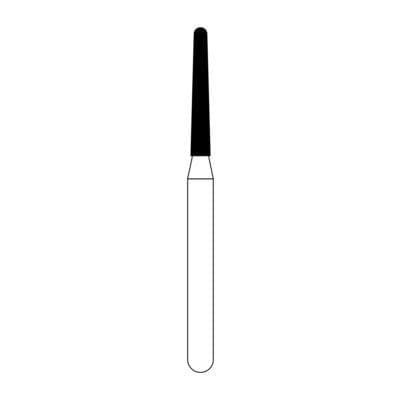 NTI Diamond Bur, FG, Taper Round End, # M856, 1.2 mm, Medium Grit, Gray, 5/Pk, M856-012 thumbnail 10