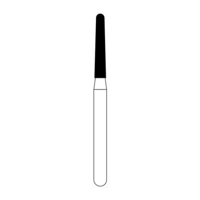 NTI Turbo Diamond Bur, FG, Round End Taper, #856, 1.4 mm, Super Coarse, Black, 5/Pk, SC856-T-014 thumbnail 15