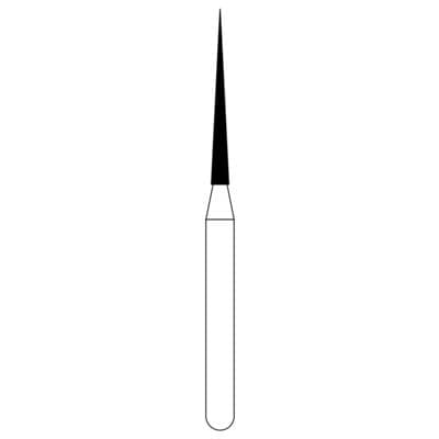NTI FG Diamond Bur, Medium Grit, Needle Shape, Friction Grip, #859-010 (M859-010), 5/Pack thumbnail 9