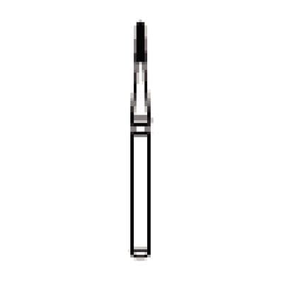 NTI Trimming & Finishing Carbide Bur, 20-Fluted, Bullet, FG, Fine (Yellow), #7801-F / OA-2F, 5/Pkg, H247-009F thumbnail 8