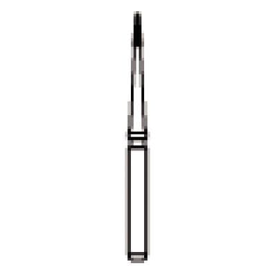 NTI TDF Series Carbide Bur, FG, TDF-3UF, 0.8 mm, 30 Flutes, Safe End, White Ring, 5/Pk, H132-008UF thumbnail 10