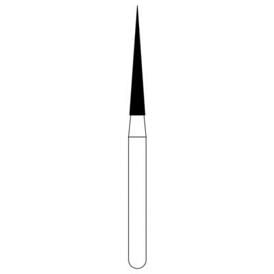 NTI Diamond Bur, FG, Needle, #859, 1.4 mm, Coarse, Green, 5/Pk, C859-014 thumbnail 15
