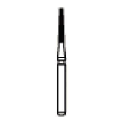 NTI Trimming & Finishing Carbide Bur, 12 Fluted, FG, Flat End Taper, #H375-012, 1.2 mm Diameter, 5/Pkg thumbnail 7